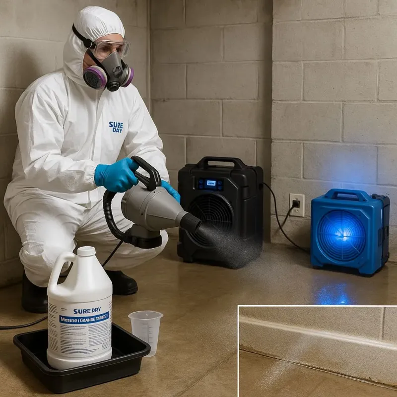 Sanitization and Odor Removal process in Edgeworth, PA