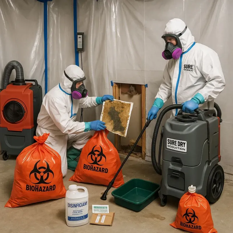 Contaminated Water Handling Protocols process in Edgeworth, PA