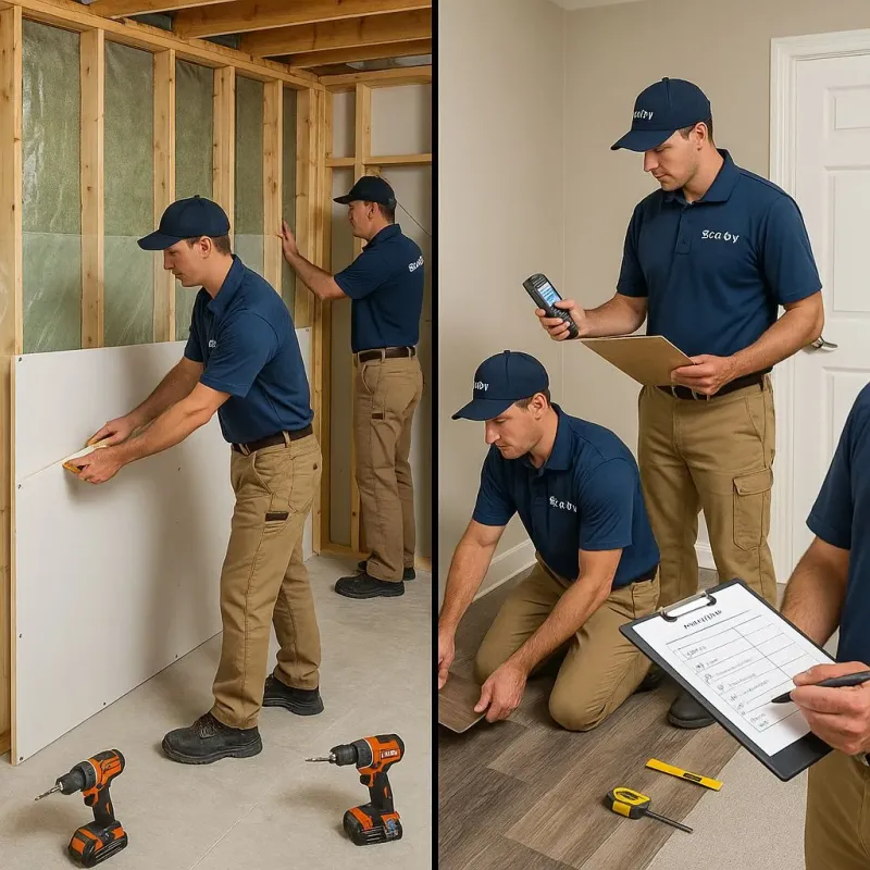 Repairs and Reconstruction process in Edgeworth, PA